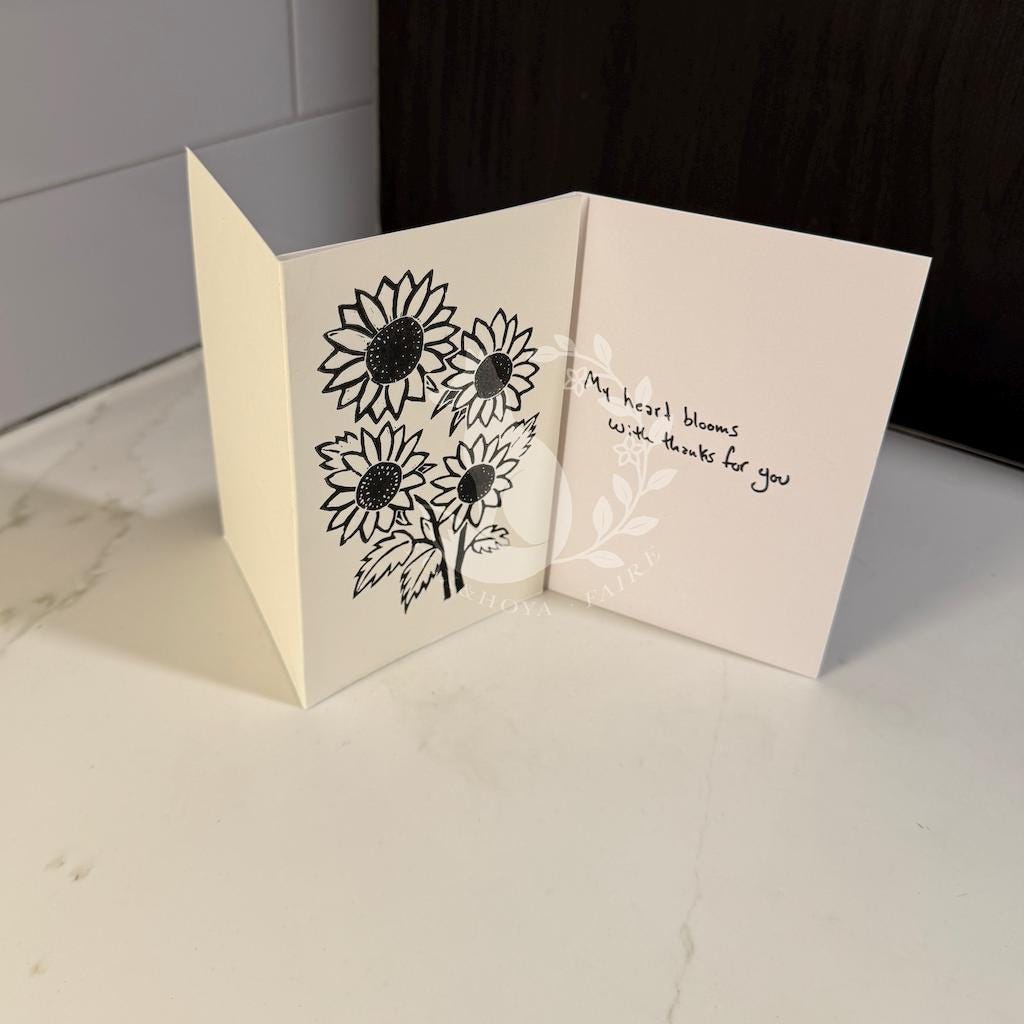 Sunflowers - Greeting Card