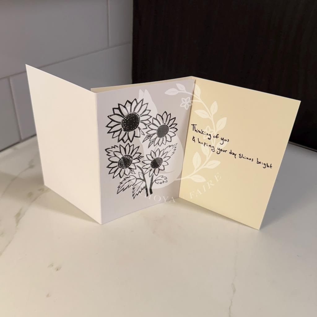 Sunflowers - Greeting Card