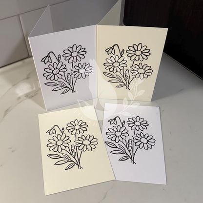 Daisies - Greeting card
