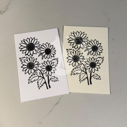 Sunflowers - Postcard
