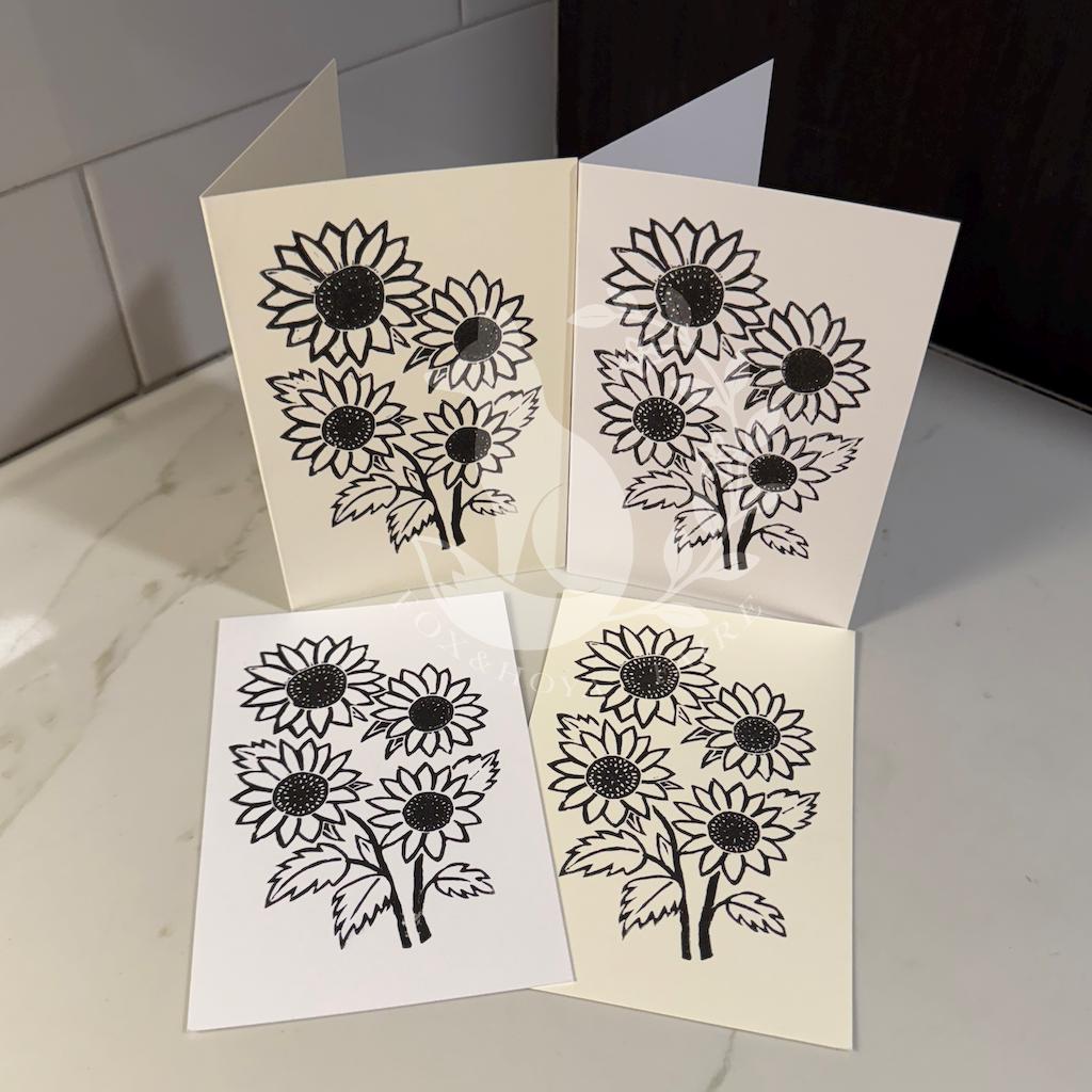 Sunflowers - Postcard