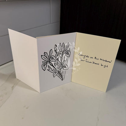 Irises - Greeting Card